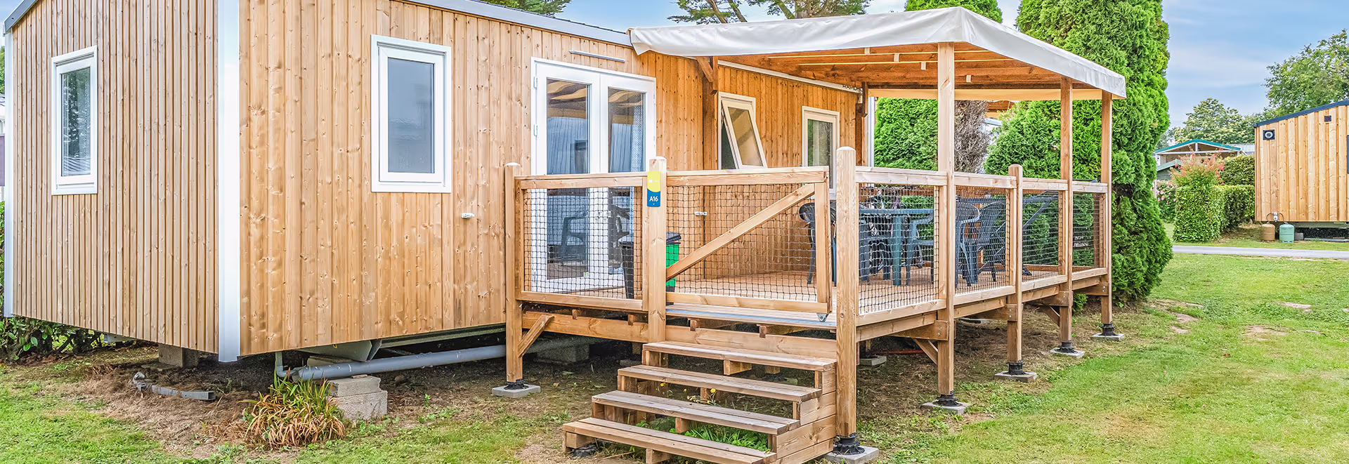 location mobil home benodet