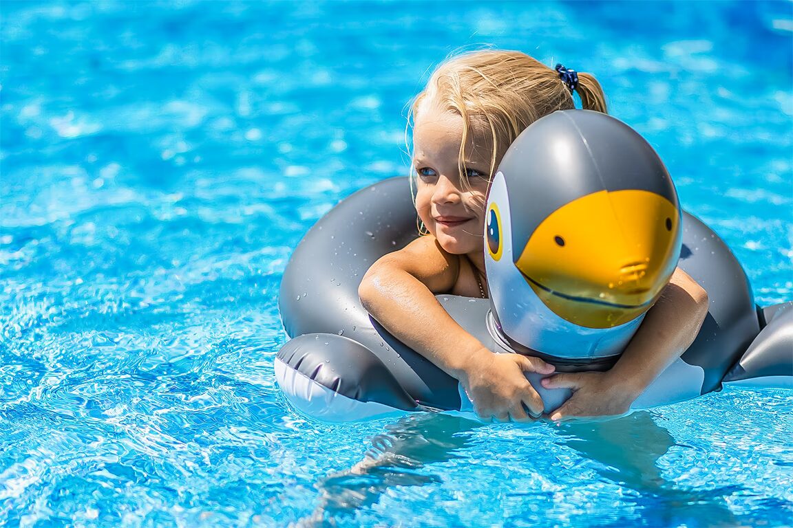 une pataugeoire pour les petits